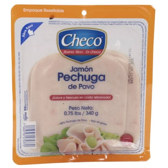 Jamón de Pavo Checo
